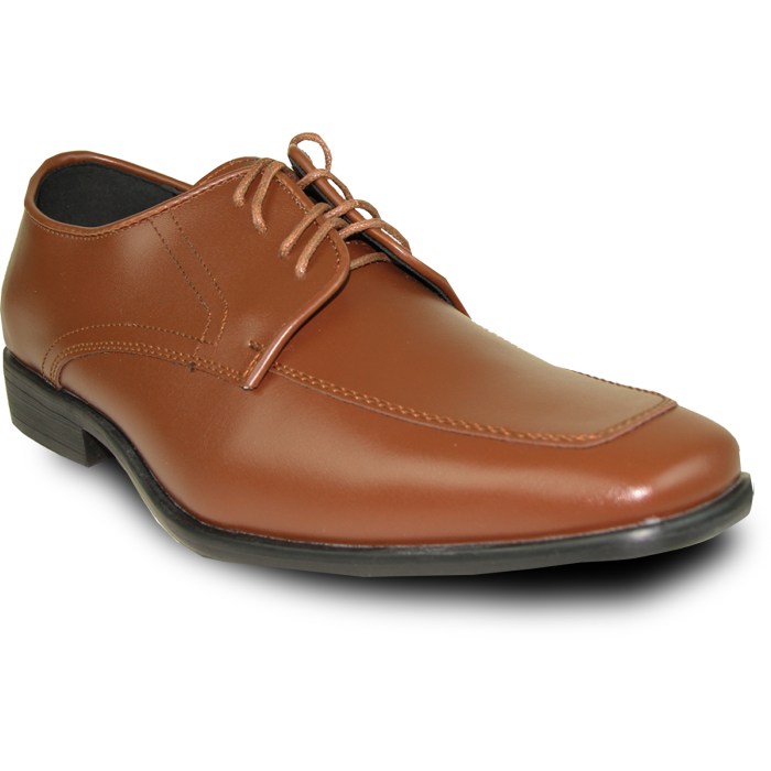 Mens cognac brown dress shoes