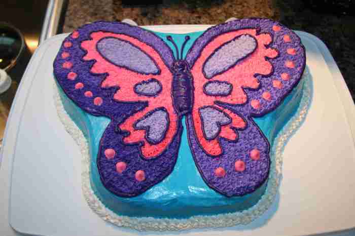 How to make a butterfly cake decoration