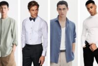 Types of dress shirts for men