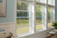 How to decorate double high windows