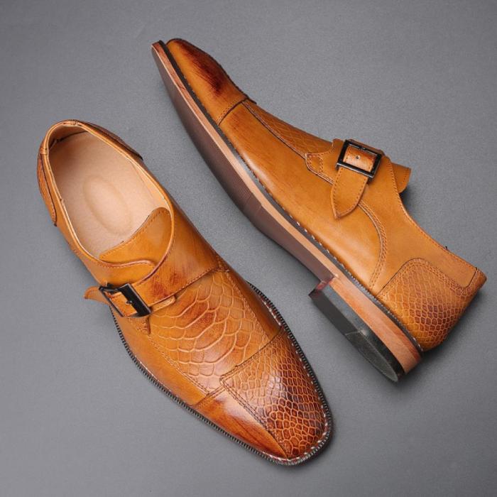 Mens strap dress shoes