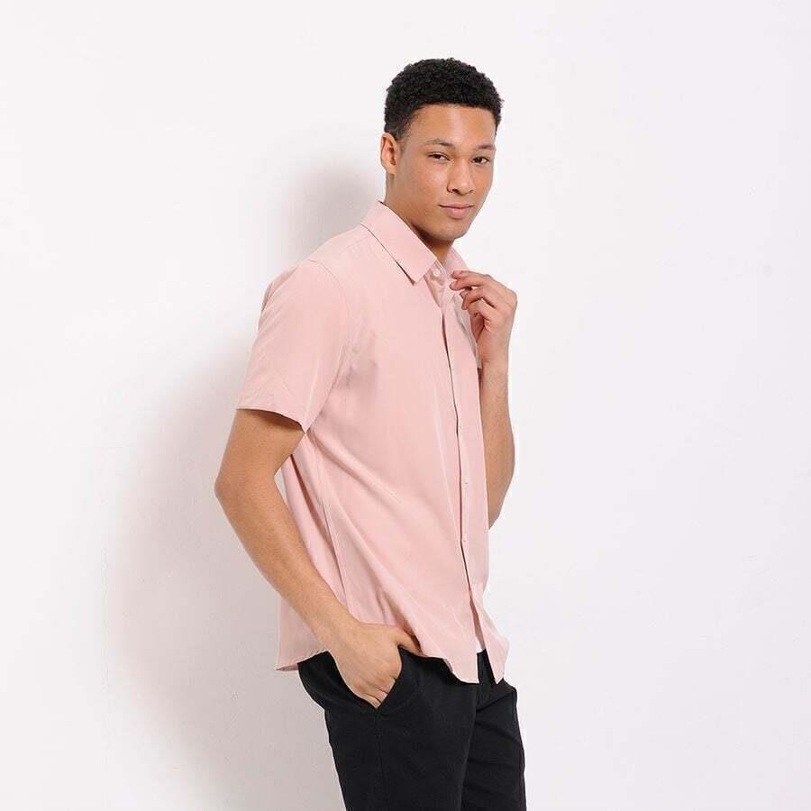 Men's pink dress shirt