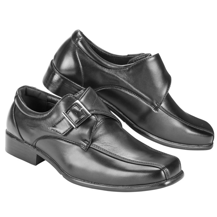 Mens strap dress shoes