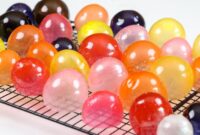 How to make gelatin bubbles for cake decoration