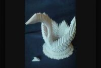 How to make paper swan for room decoration