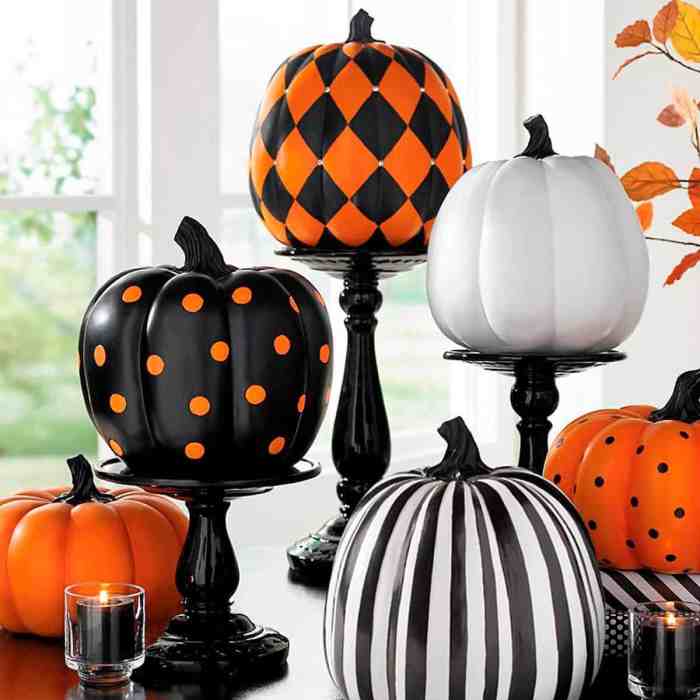 How to make clear pumpkin decoration