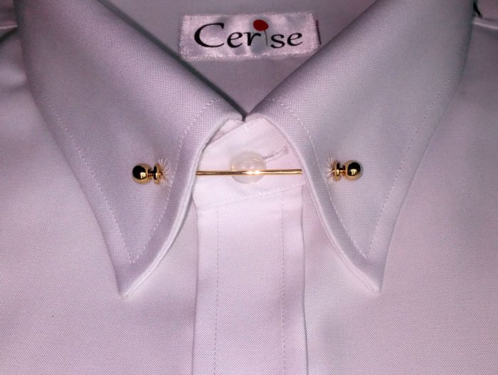 Mens collar bar dress shirts