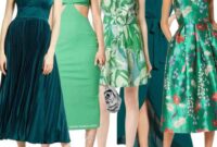 Best color shoes with green dress